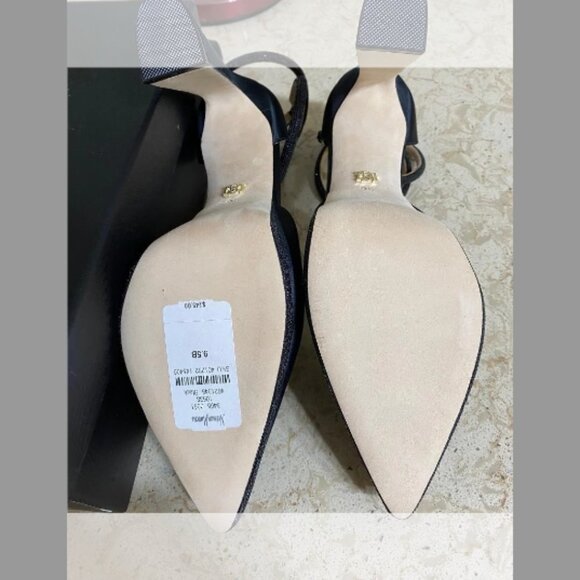 Badgley Mischka Eliana Embellished Satin Cocktail Pumps (Orig $275) w/tax (9.5) - Picture 6 of 8